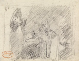 Figurenkompositionsstudie 42